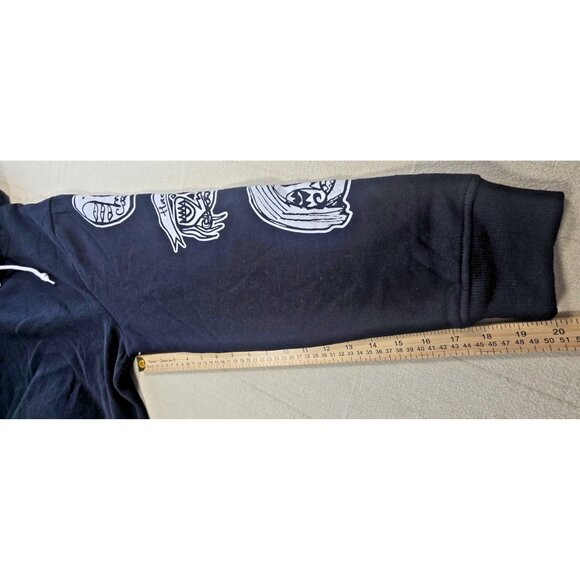 NWOT Haculla Hoodie Unisex 2XL Black Faces Graphic Pullover Streetwear RARE - Picture 10 of 16